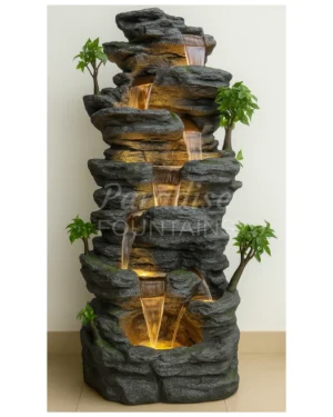 Rock Waterfall Fountain – Tall