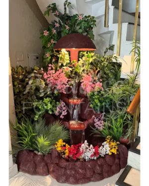 Mushroom Corner Waterfall Fountain