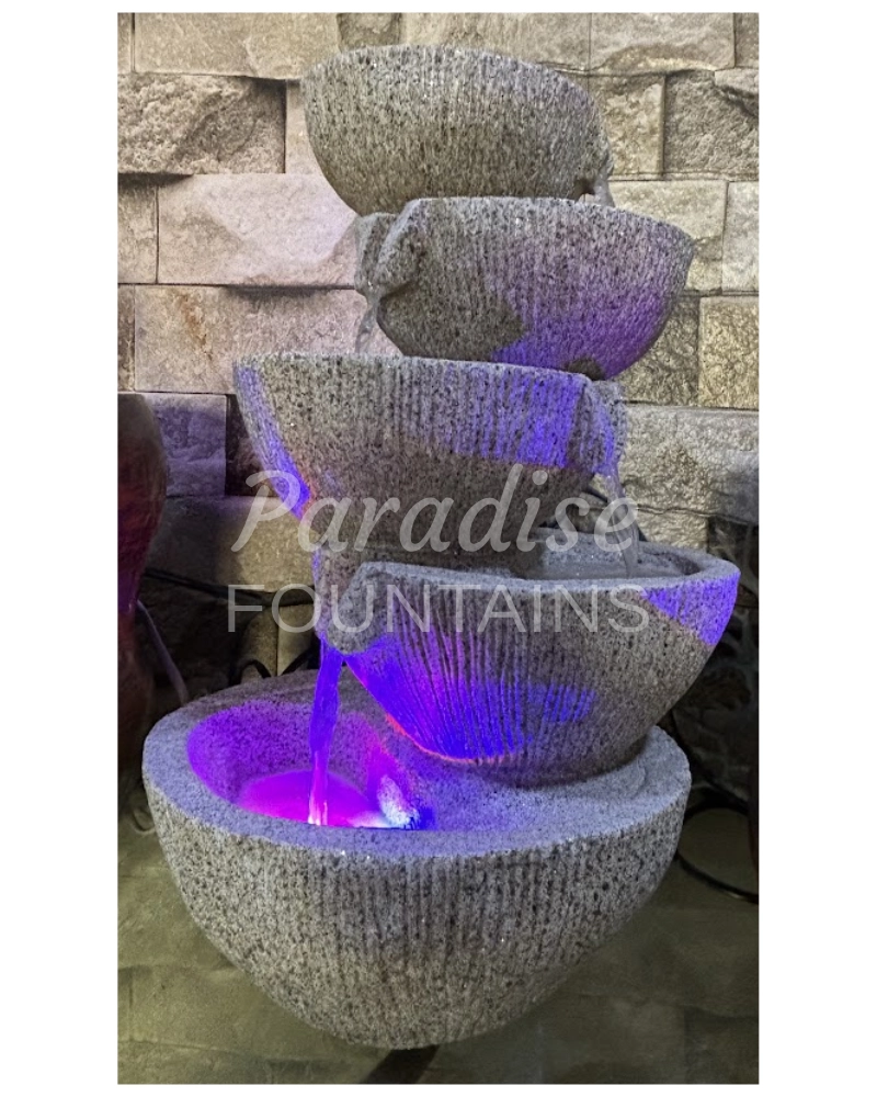 tabletop stone waterfall