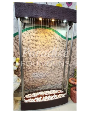 See Through String Curtain Waterfall Single Layer