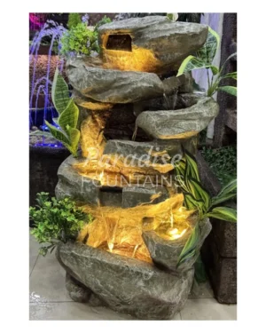 WaterStream Cascading Rock Fountain