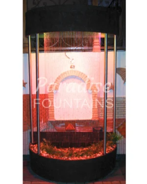 String Curtain Waterfall Unit – D-Shaped Indoor Water Feature