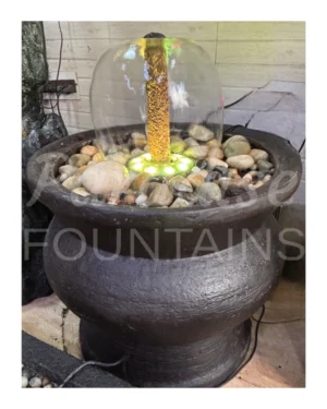 Rustic Pot LED Water Fountain