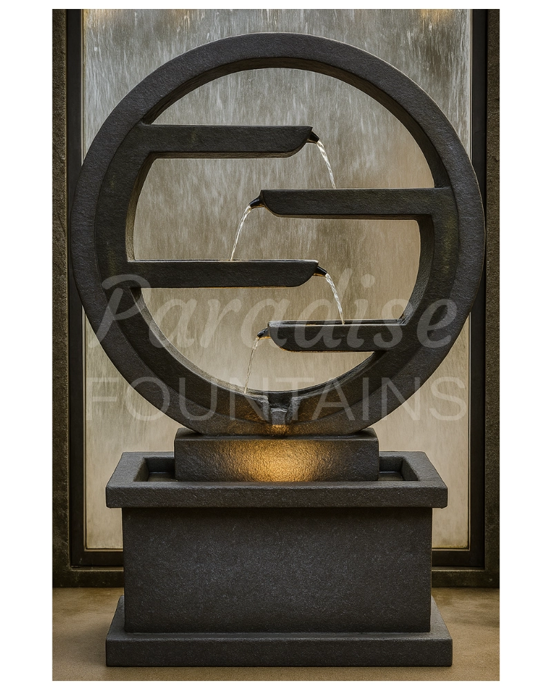 ring cascade waterfall fountain